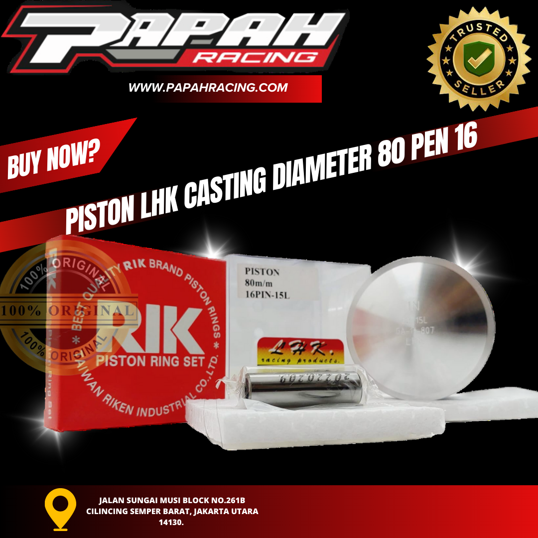 PISTON LHK CASTING DIAMETER 80 PEN 16 LHK